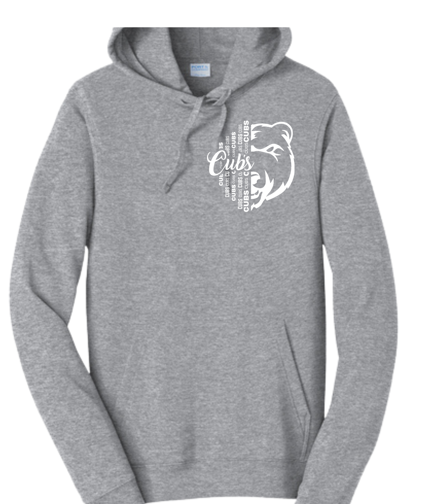 Adult Hoodie - 1/2 Face Cub