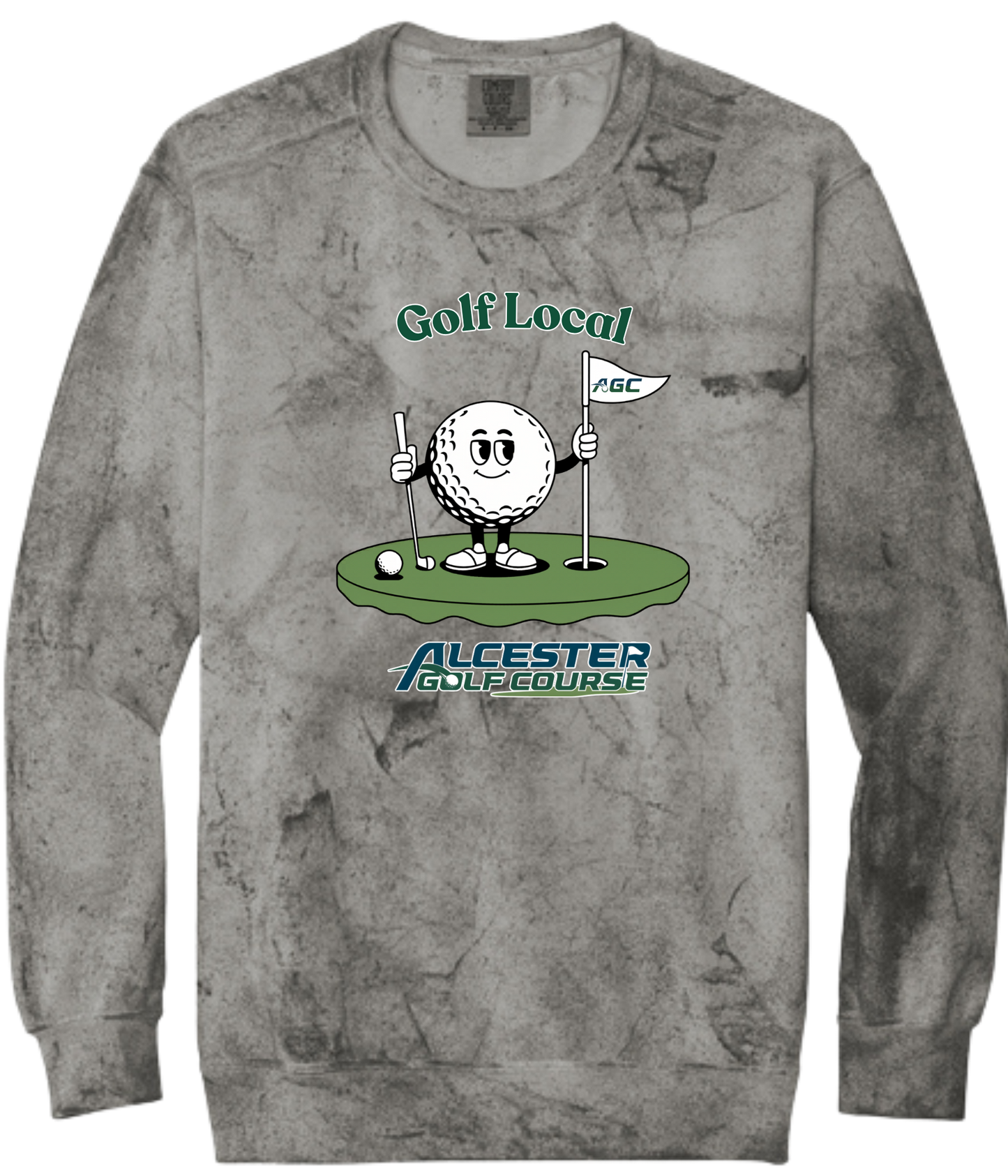 Alcester Golf Course - Color Black Crewneck- Golf Local