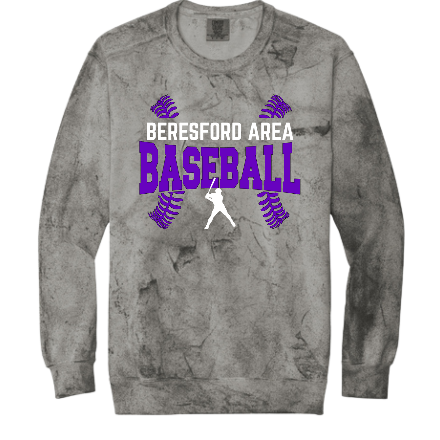 Comfort Colors Crew - Beresford/ Beresford Area - Baseball Stitches