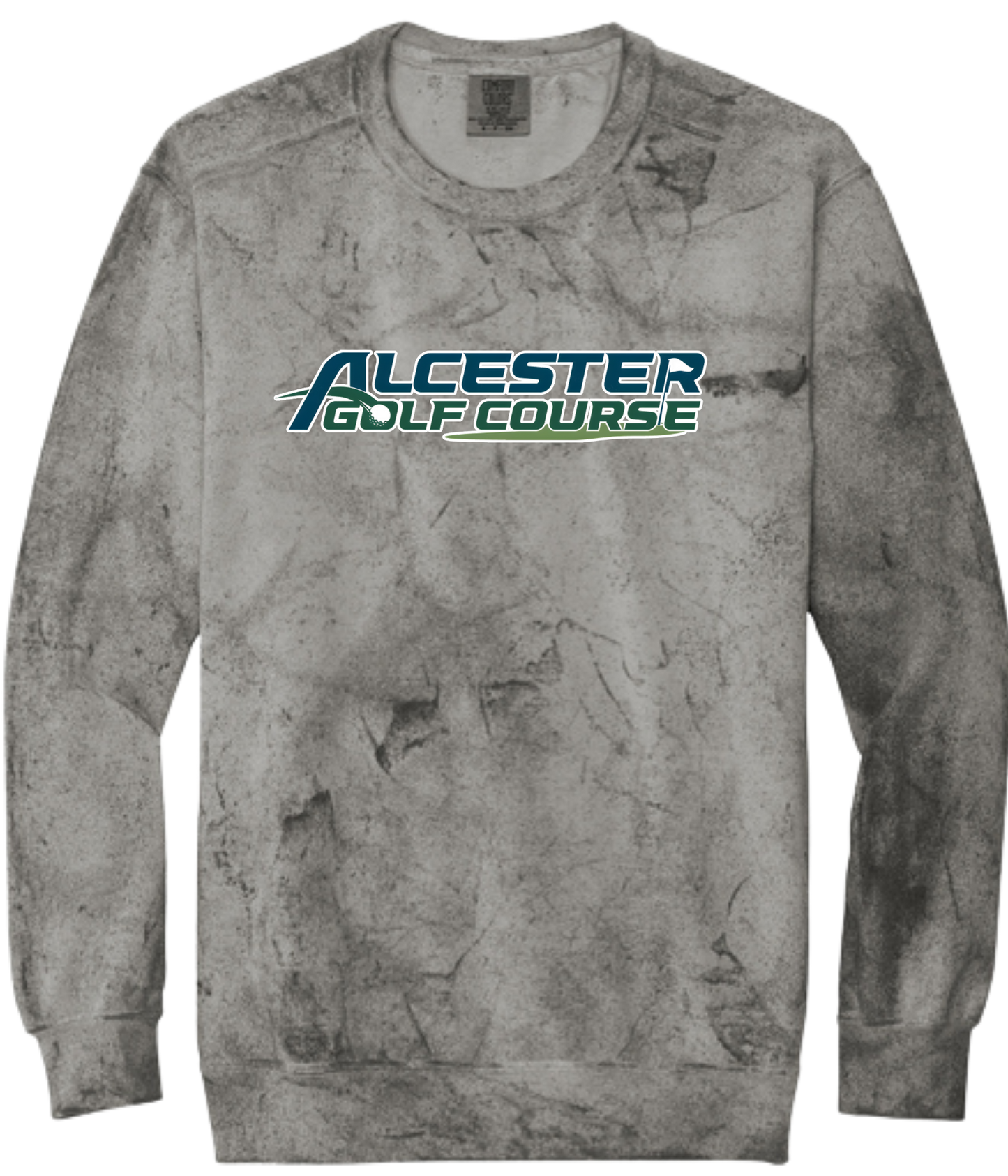Alcester Golf Course - Color Black Crewneck- Logo