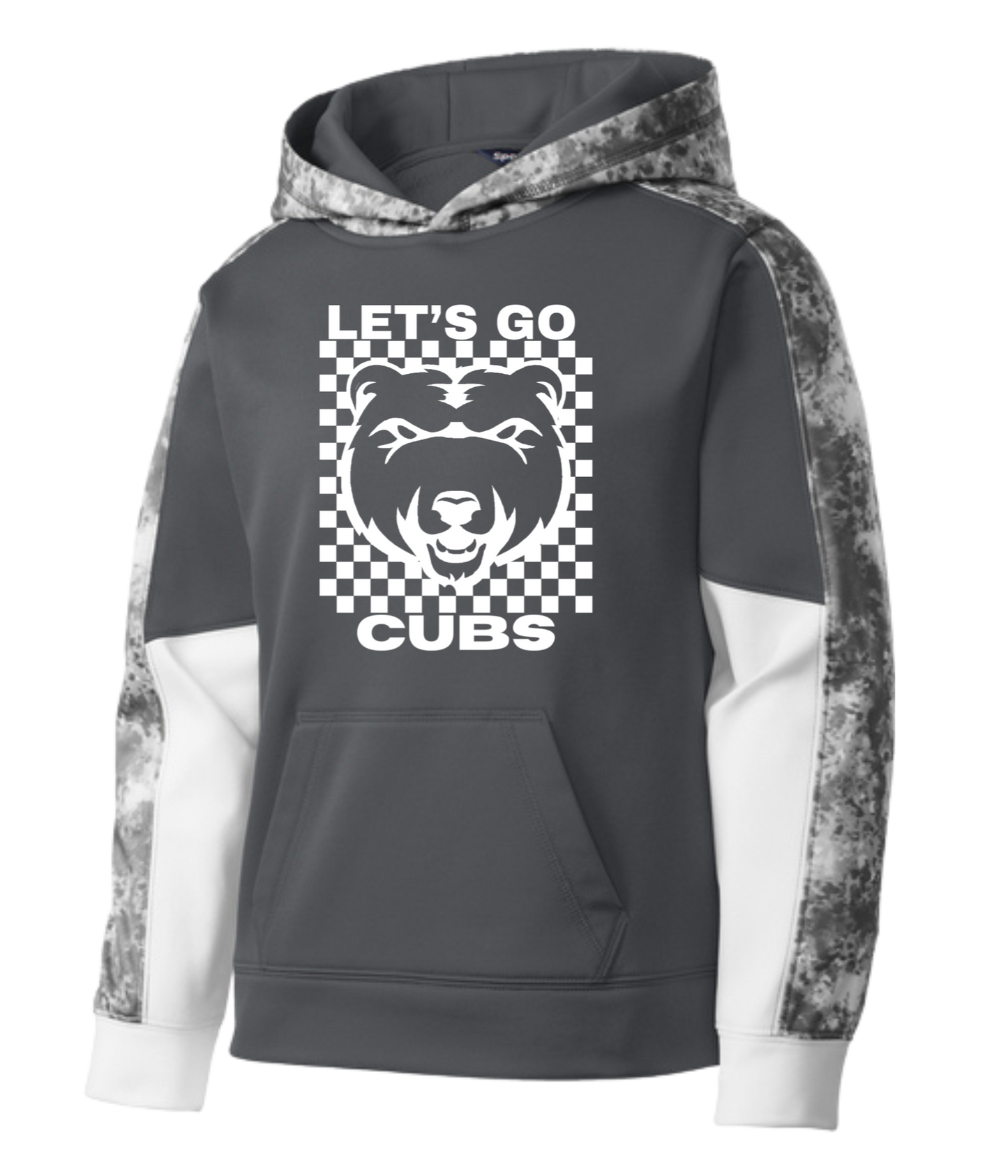 Youth Sport-Wick Hoodie - Let's Go Cubs