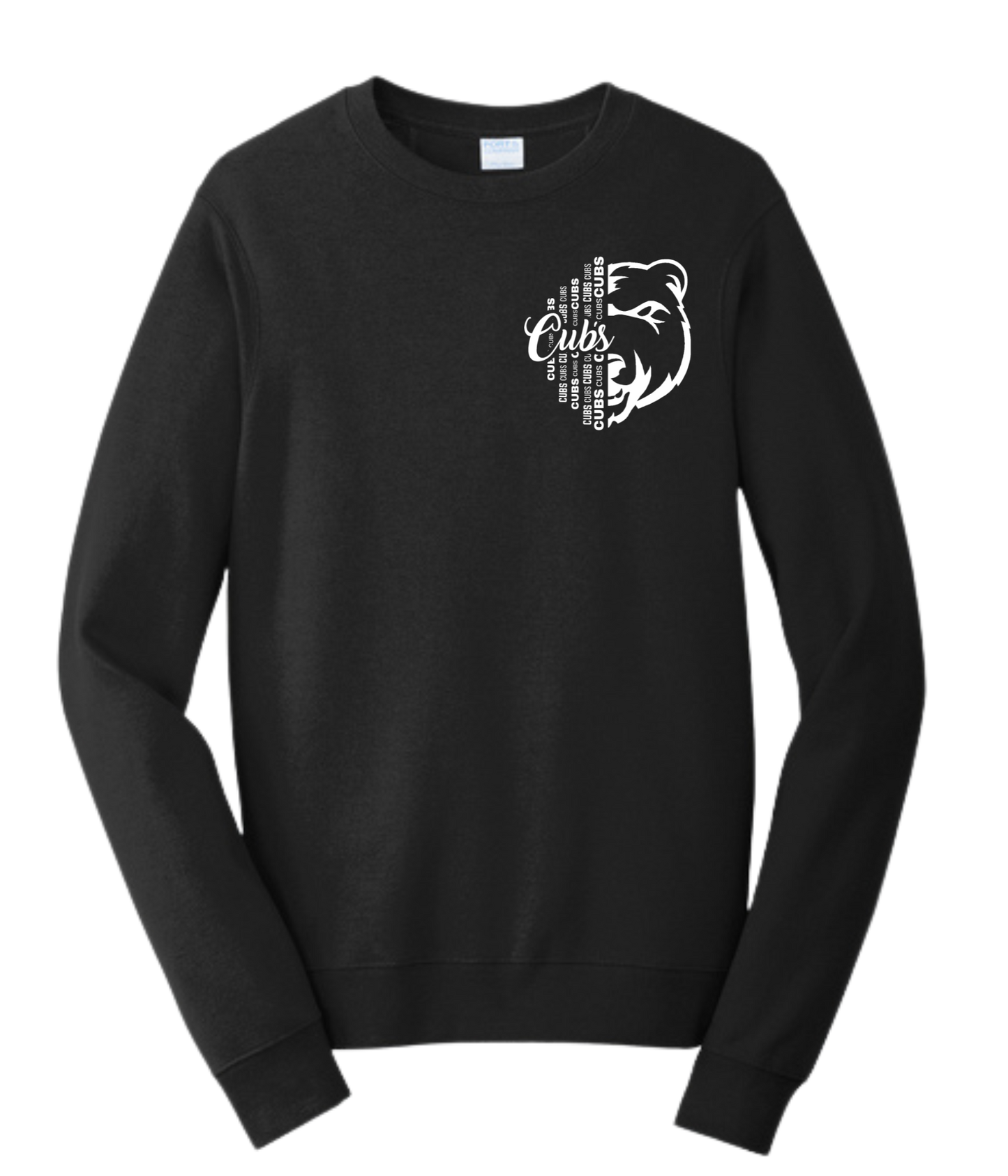 Adult Crew Sweatshirt - 1/2 Face Cub