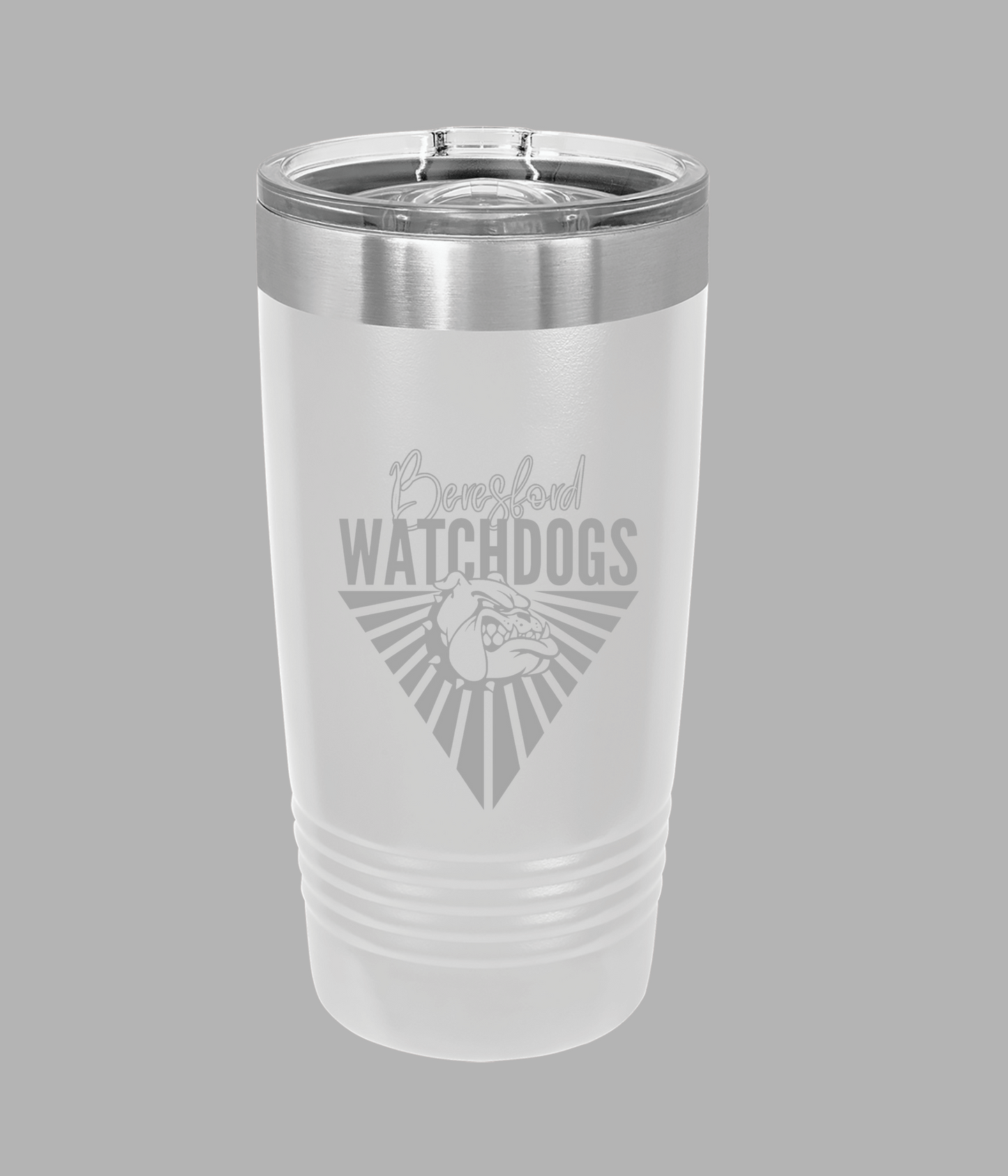 Beresford 20 oz coffee tumbler - Triangle Watchdog