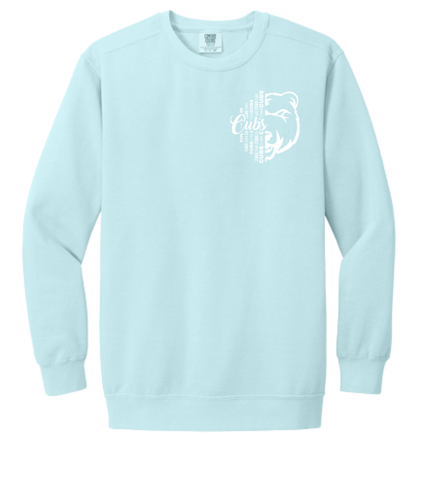 Adult Comfort Color Crew - 1/2 Face Cub
