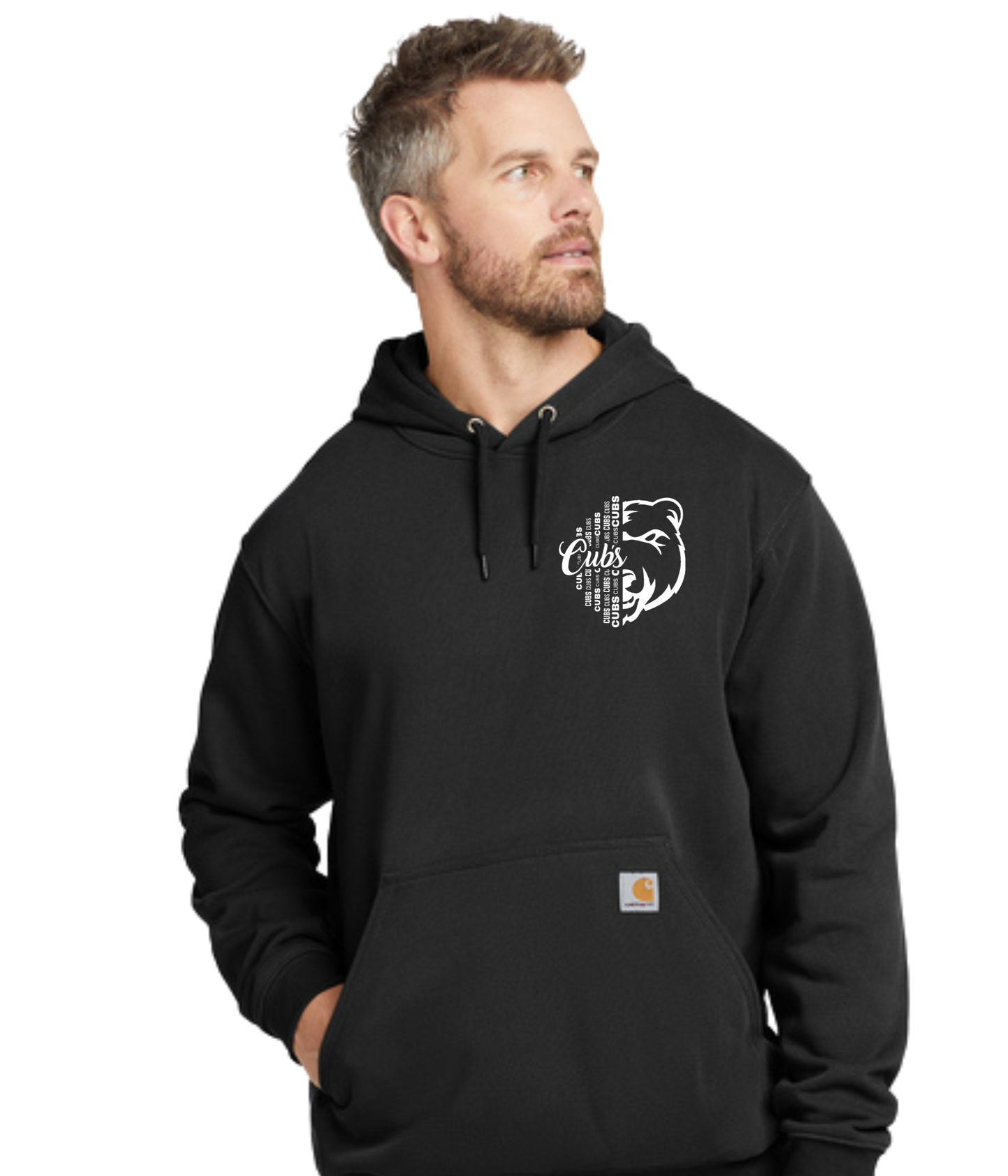 Adult Carhartt Hoodie- 1/2 Faced Cub