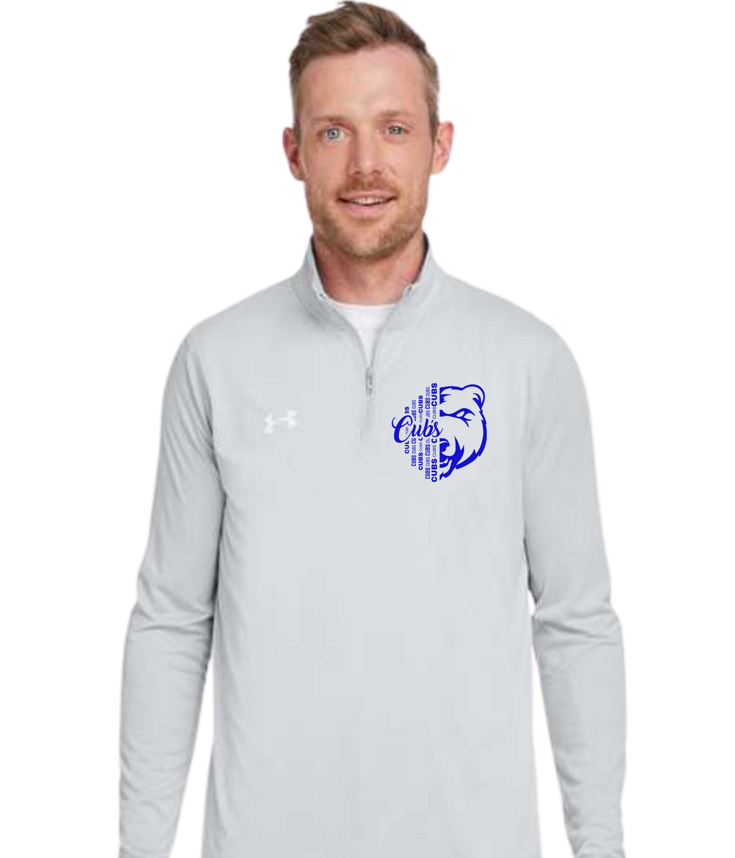 Men's Under Armour 1/4 zip - 1/2 Face Cub