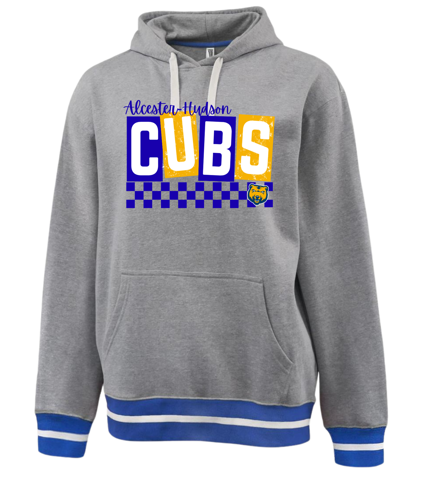 Alcester-Hudson - Stadium Hoodie - Checkered