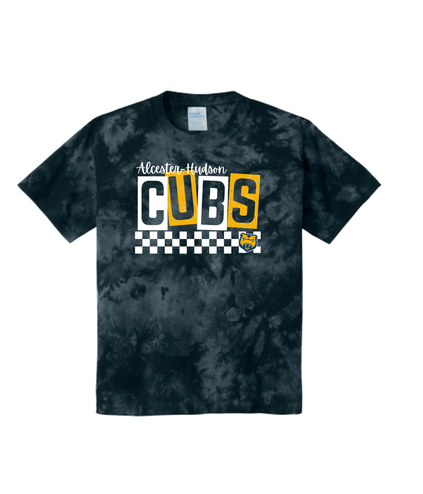 Alcester-Hudson - P&C Tie-Dyed T-shirt- Checkered
