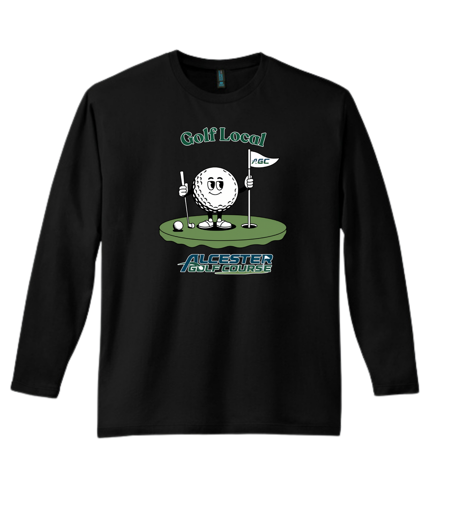 Alcester Golf Course - Unisex Long Sleeved Tee -Golf Local