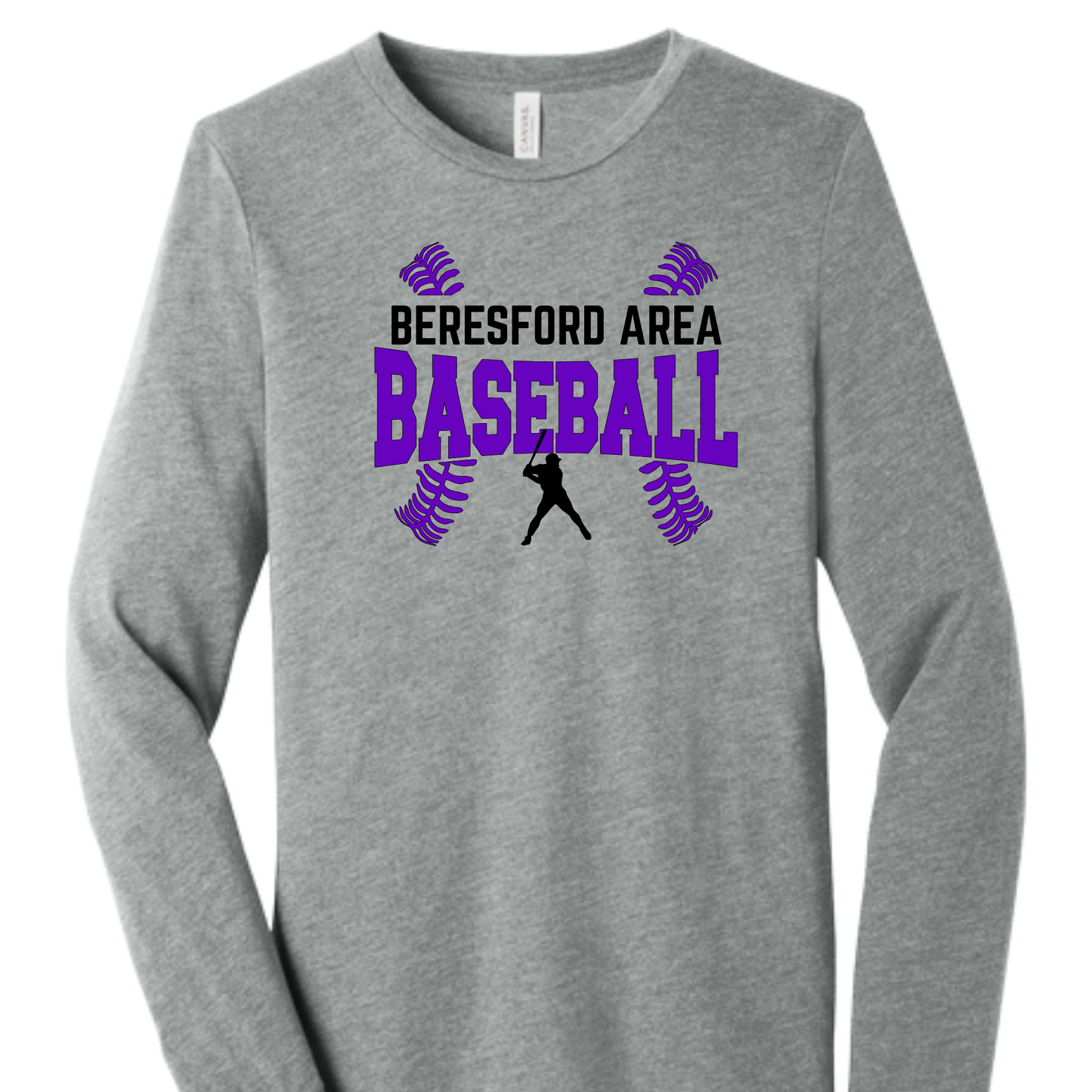 District Long Sleeve - Beresford/ Beresford Area - Baseball Stitches