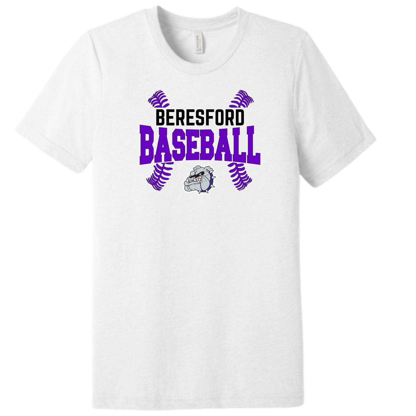 District Tee - Beresford/ Beresford Area - Baseball Stitches
