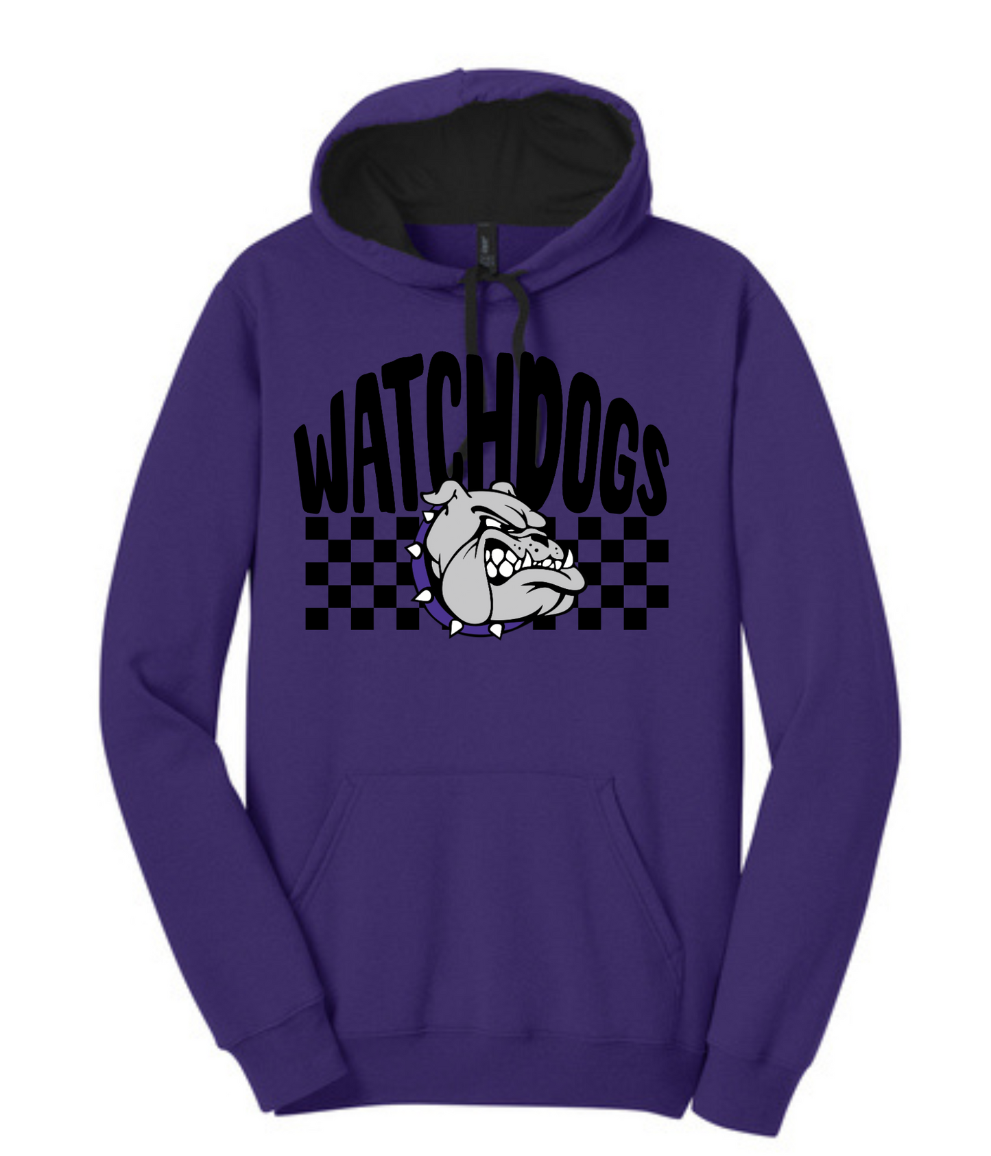 Adult - Beresford - 2 Tone Hoodie - Watchdogs Checkered
