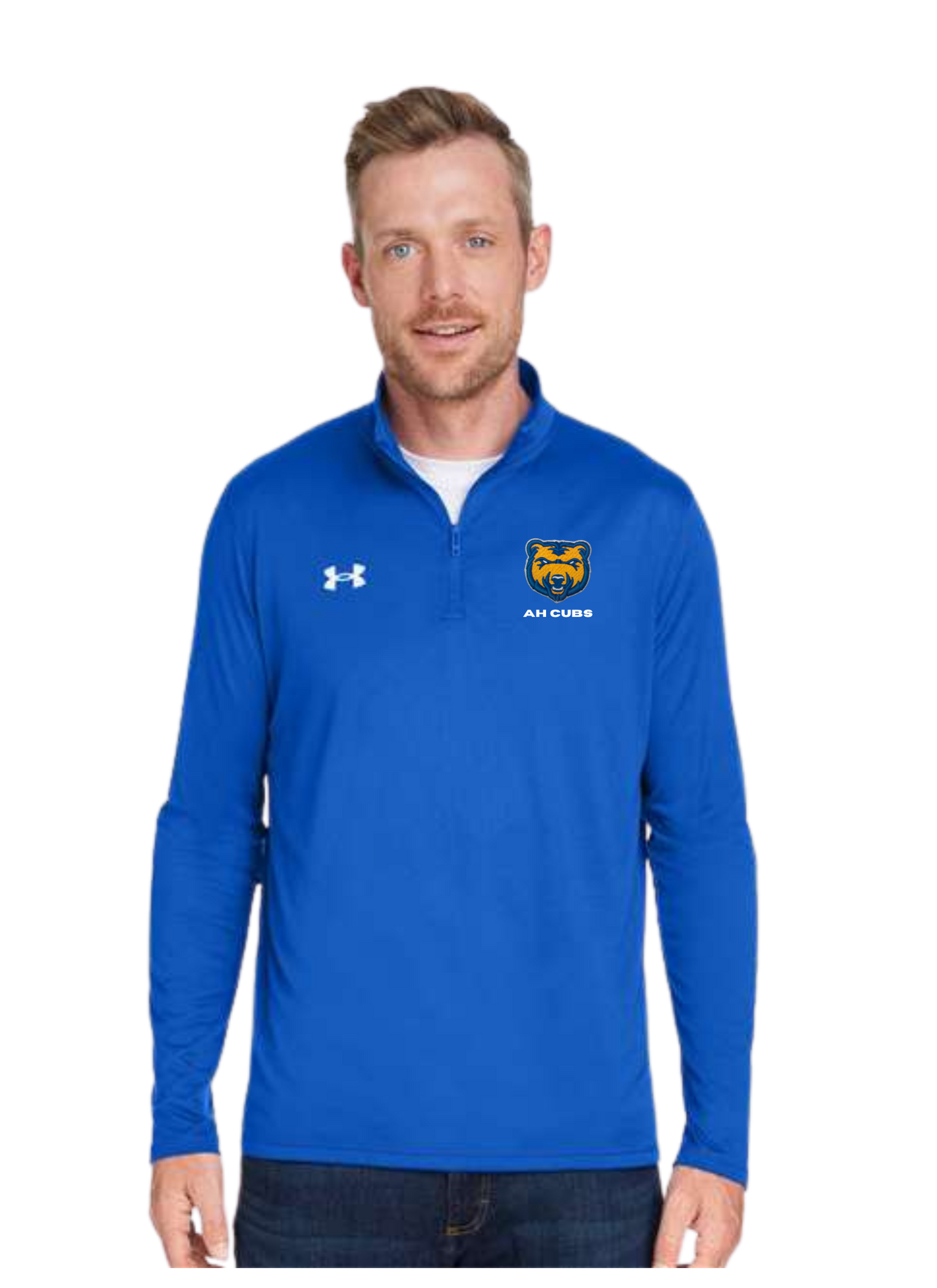 Men's Under Armour 1/4 zip - Embroidered Cub