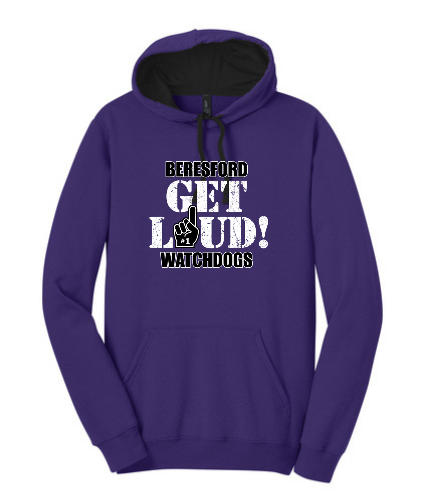 Adult - Beresford - 2 Tone Hoodie - Get Loud!
