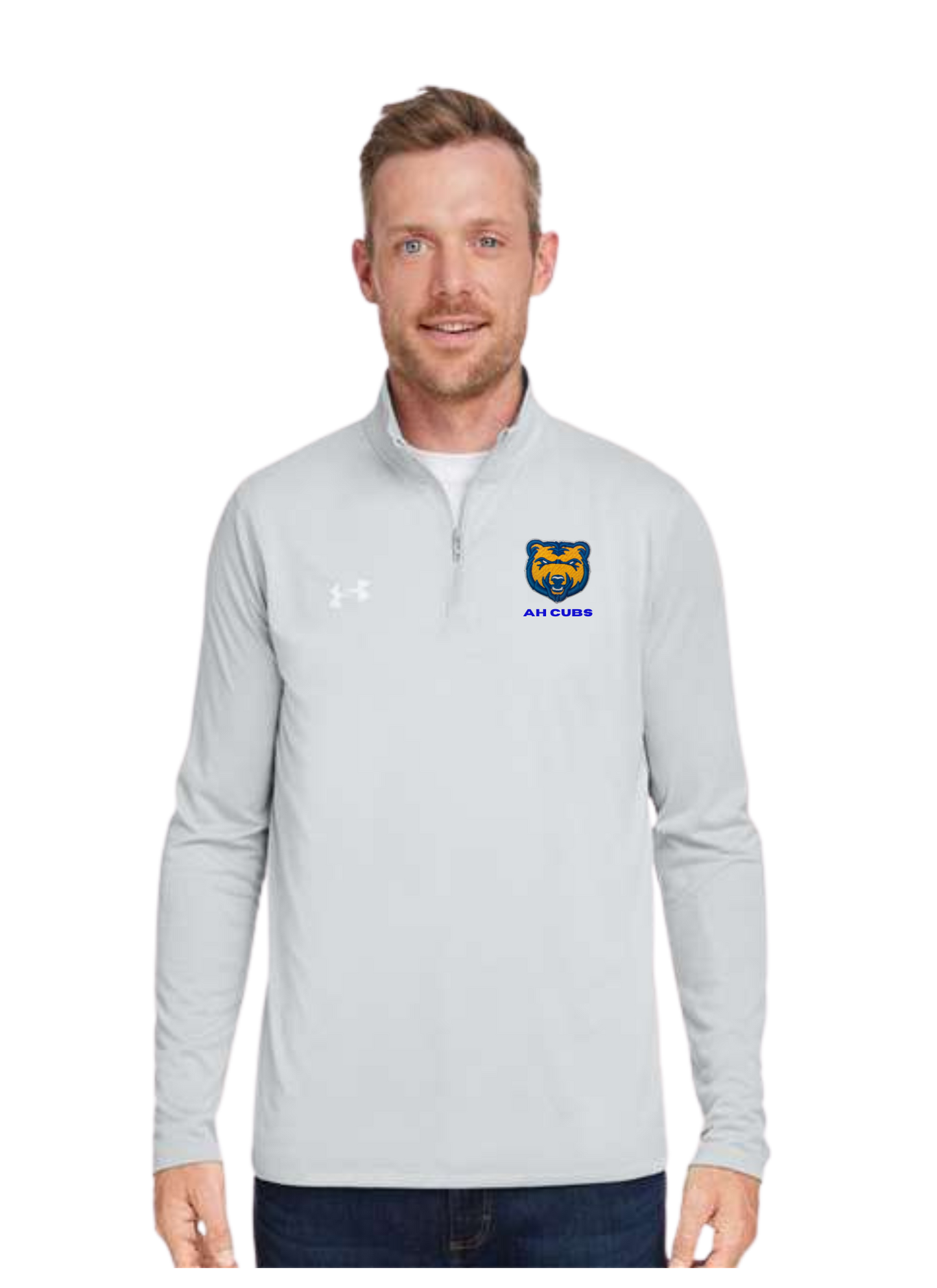 Men's Under Armour 1/4 zip - Embroidered Cub