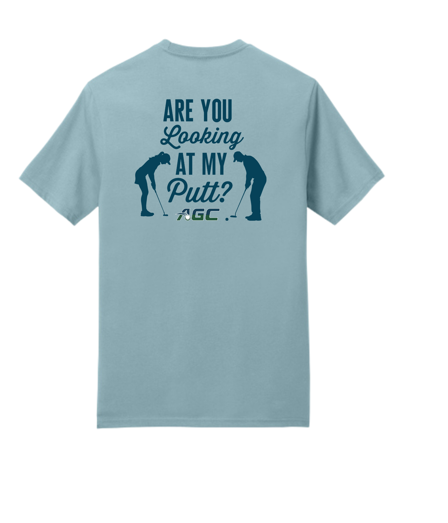 Alcester Golf Course - Unisex Tee - Looking at my Putt