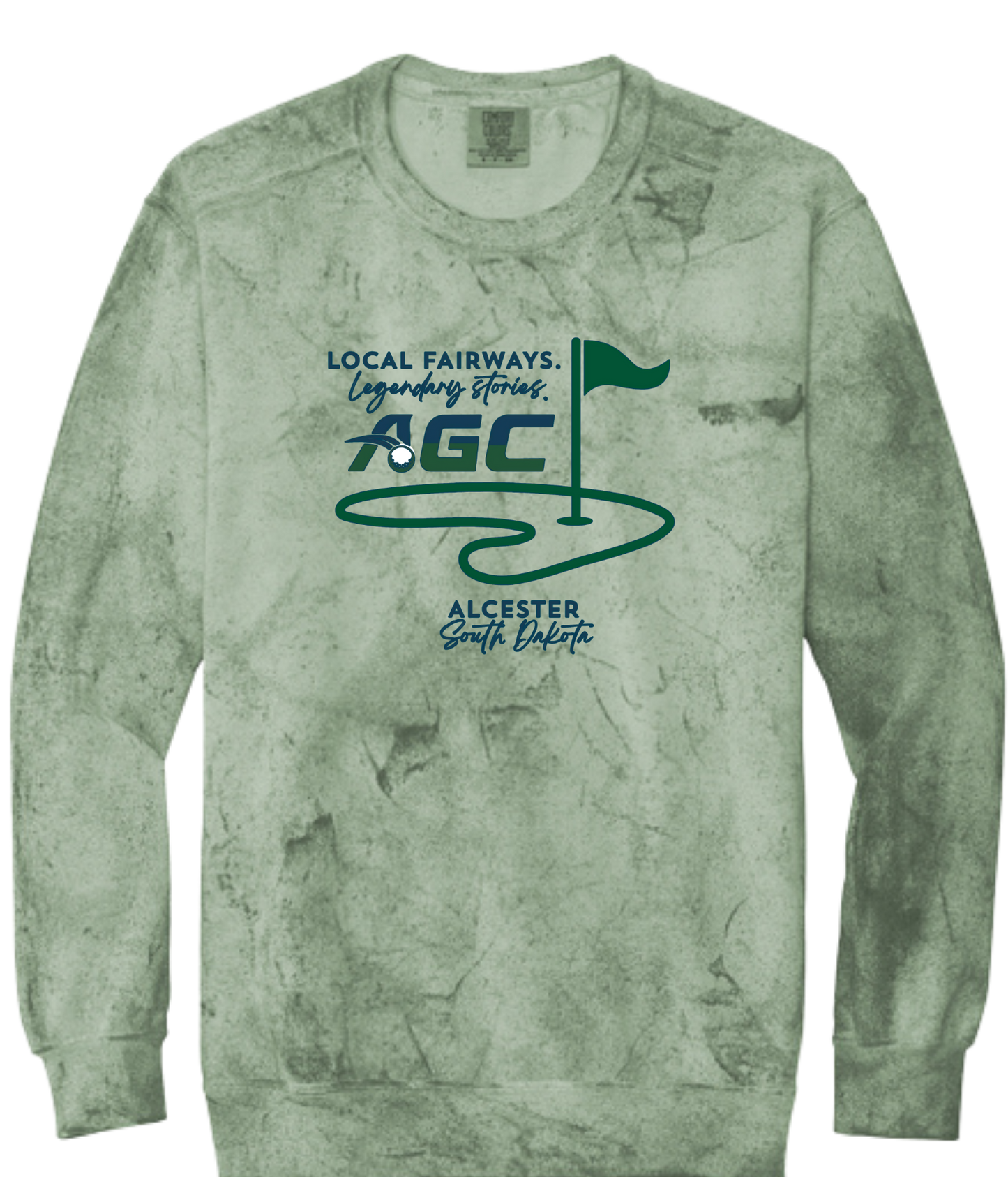 Alcester Golf Course - Color Black Crewneck- Local Fairways