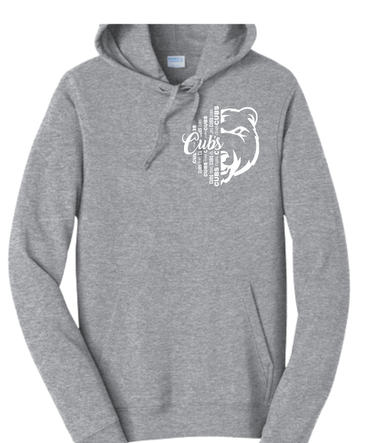 Adult Hoodie - 1/2 Face Cub