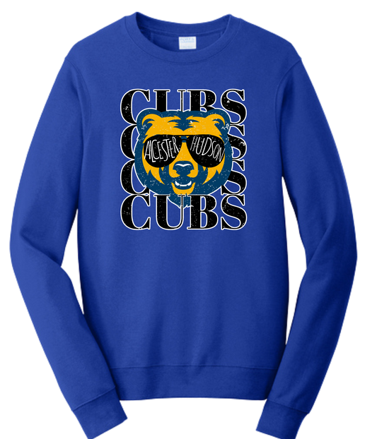 Youth Crew Sweatshirt -Sunglasses Cub