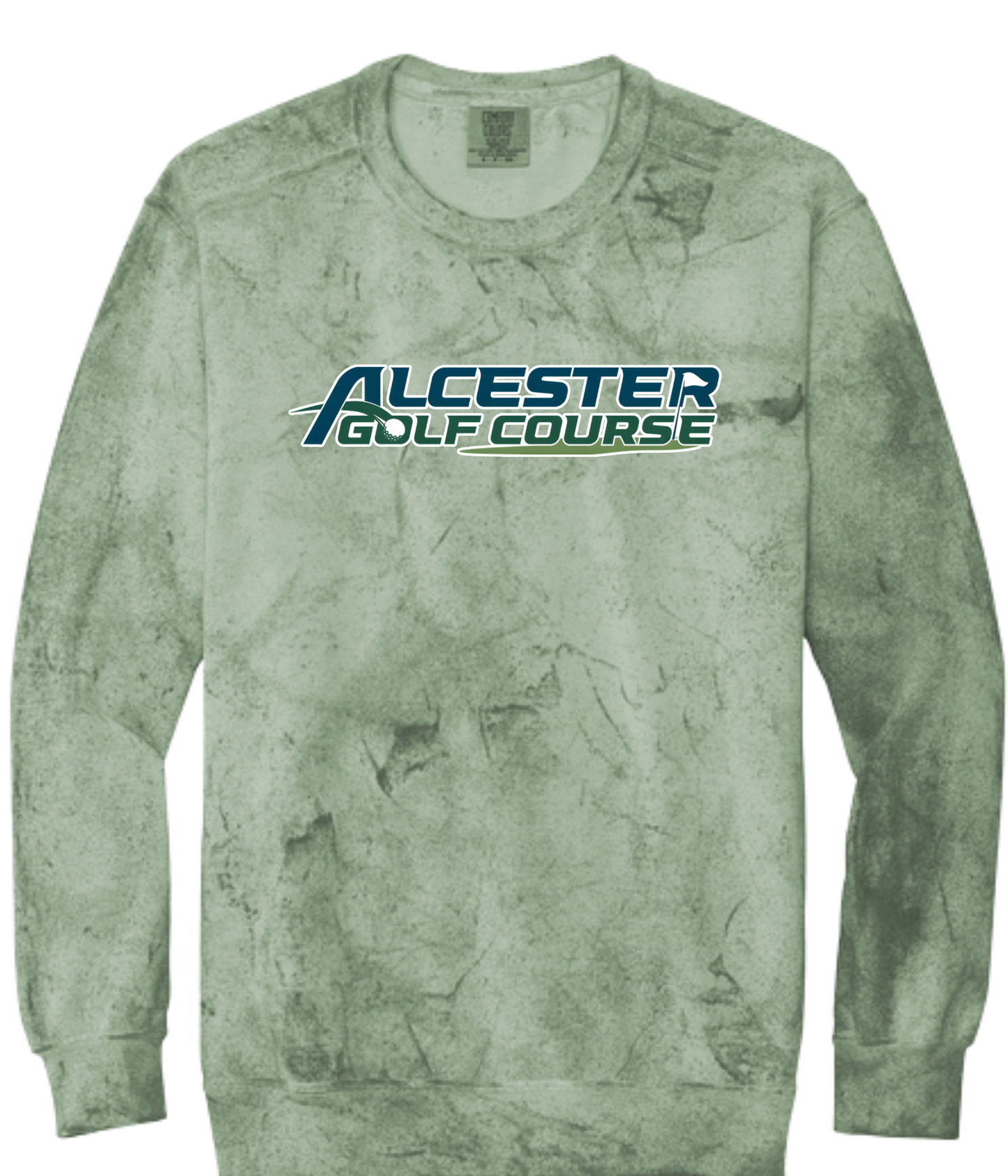 Alcester Golf Course - Color Black Crewneck- Logo