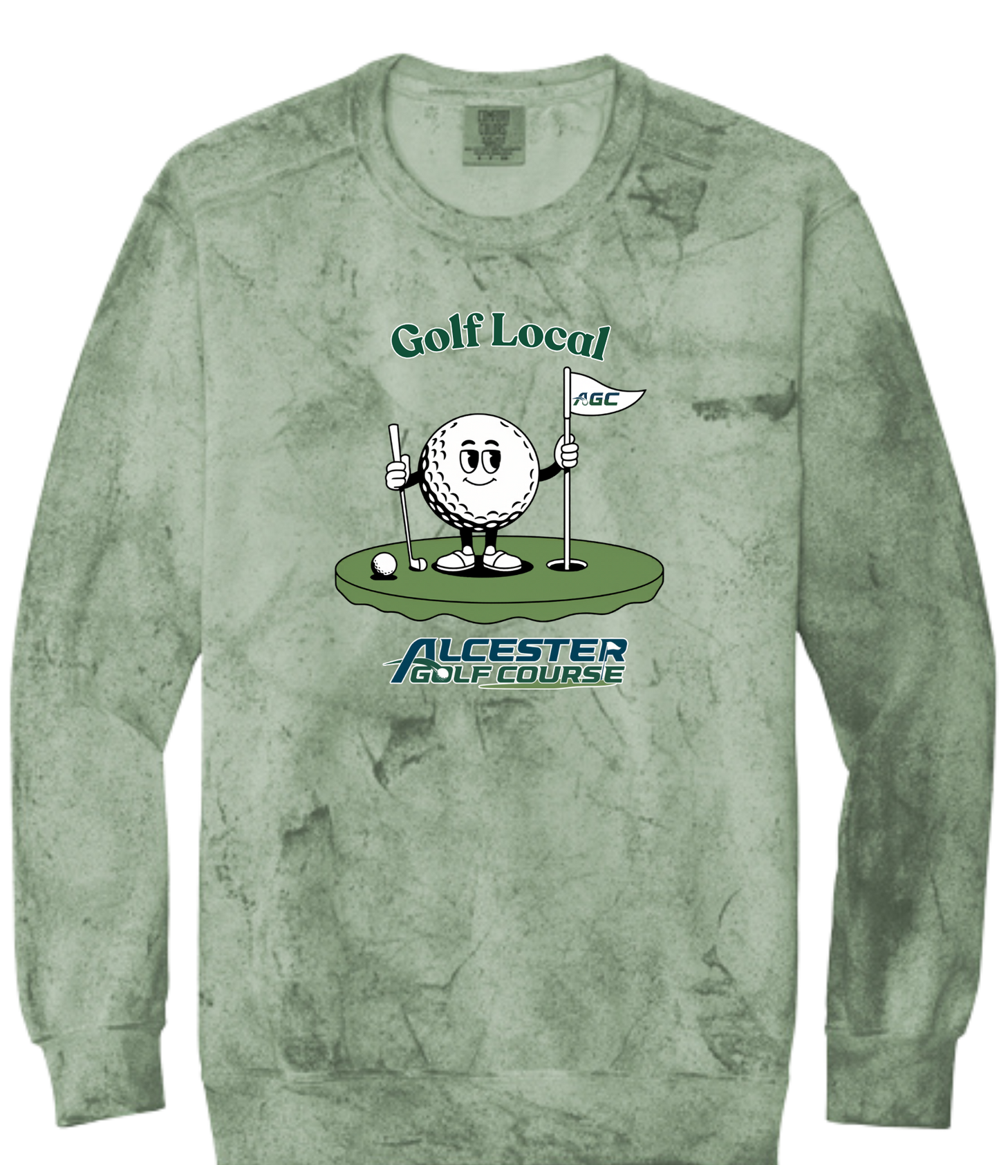 Alcester Golf Course - Color Black Crewneck- Golf Local