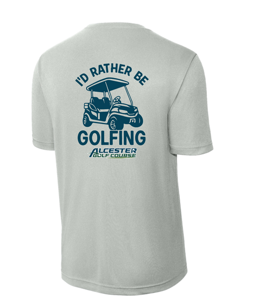 Alcester Golf Course - Unisex Dry-Fit Tee - Rather be Golfing