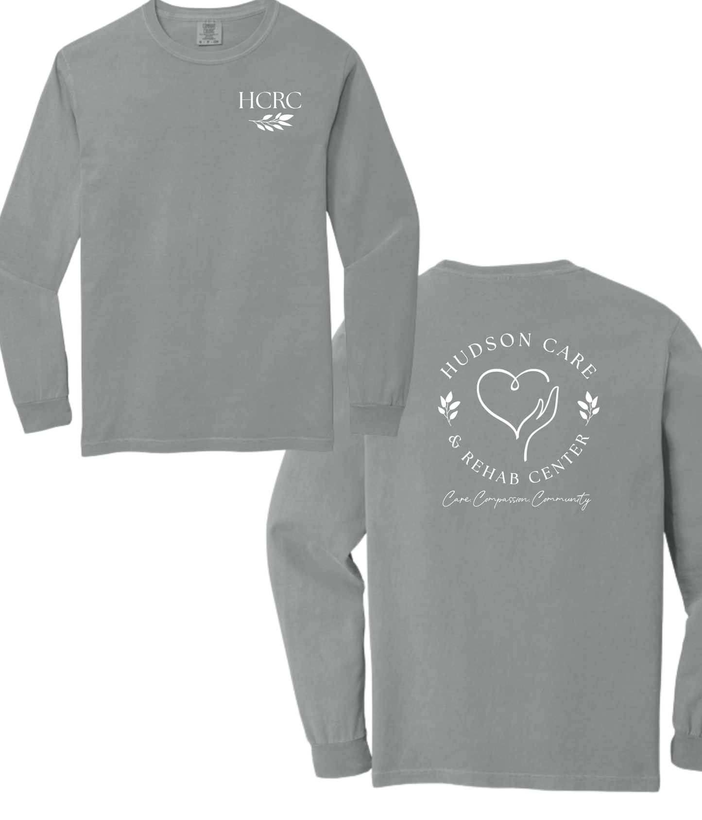 Hudson Care & Rehab - Comfort Color Long Sleeved Tee - Vine