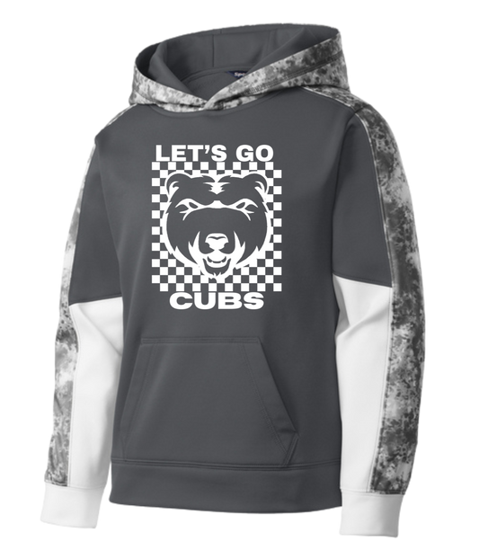 Youth Sport-Wick Hoodie - Let's Go Cubs