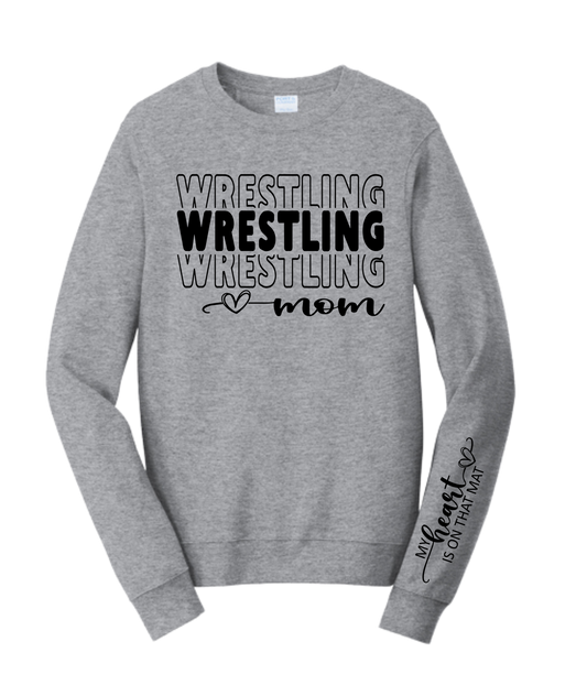 Alcester Youth Wrestling Crewnecks - Mom