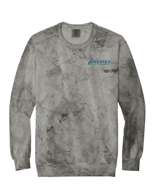 Alcester Golf Course - Color Black Crewneck- Logo