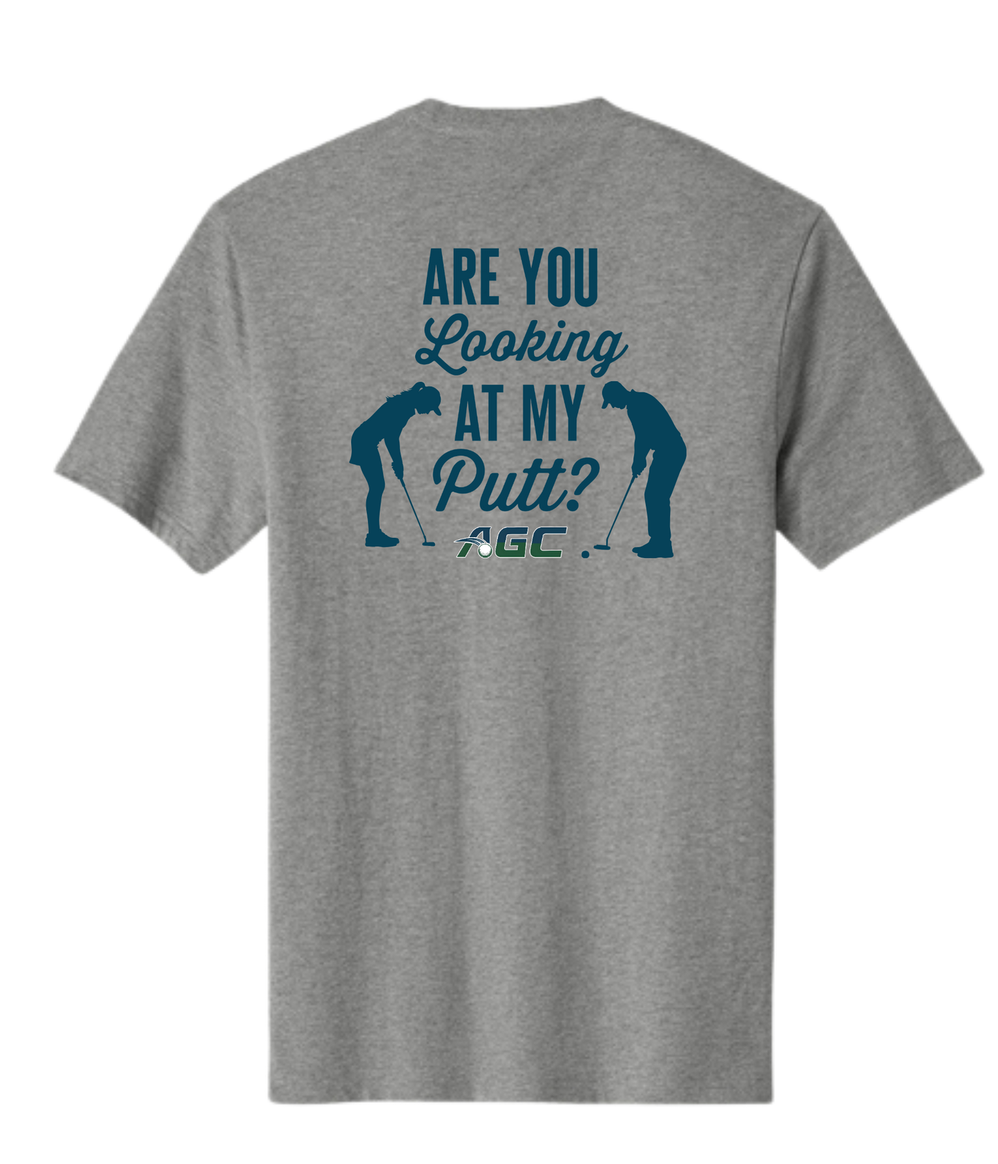 Alcester Golf Course - Unisex Tee - Looking at my Putt