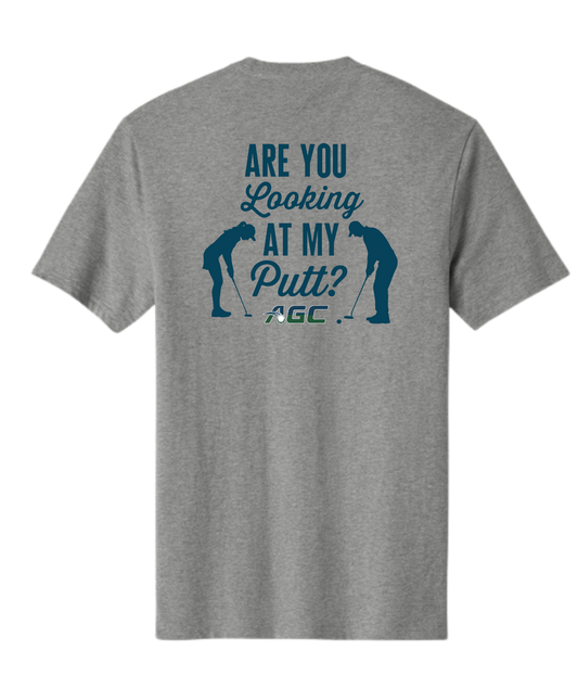 Alcester Golf Course - Unisex Tee - Looking at my Putt