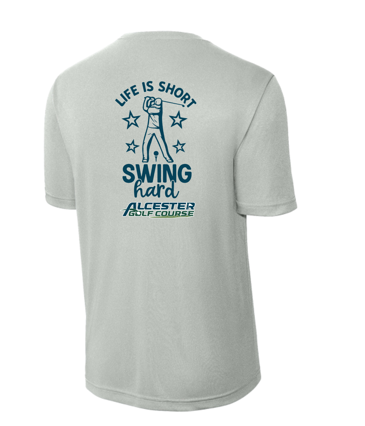 Alcester Golf Course - Unisex Dry-Fit Tee - Swing Hard