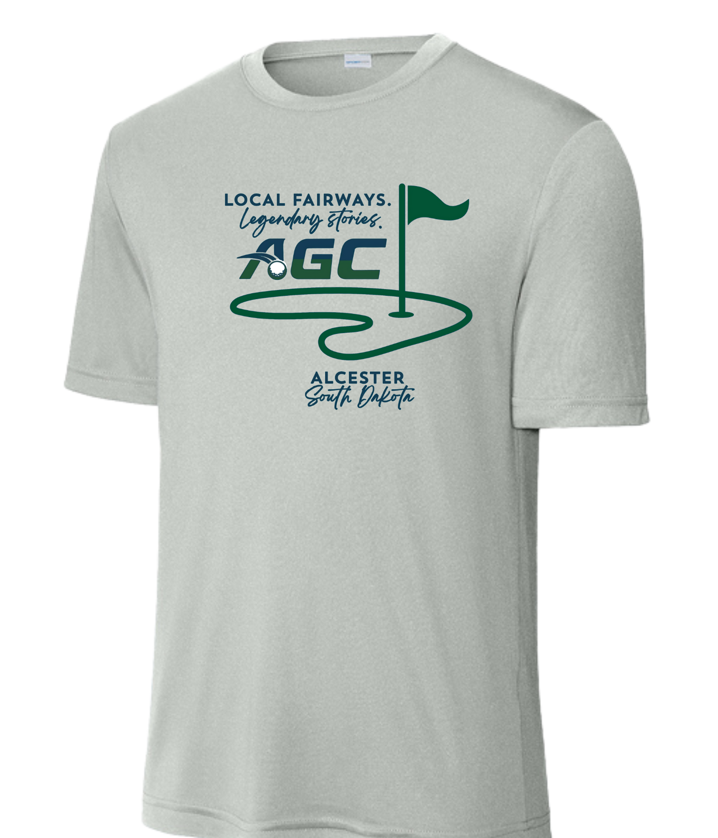 Alcester Golf Course - Unisex Dry-Fit Tee - Local Fairways