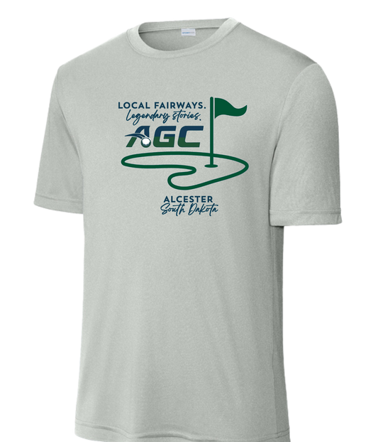 Alcester Golf Course - Unisex Dry-Fit Tee - Local Fairways