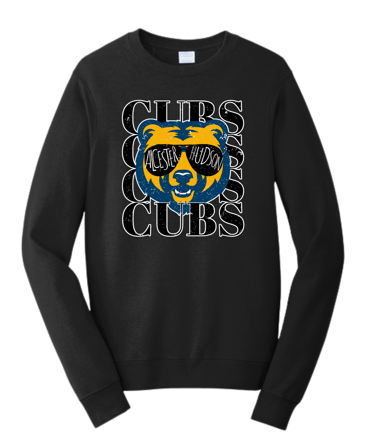 Adult Crew Sweatshirt - Sunglasses Cub