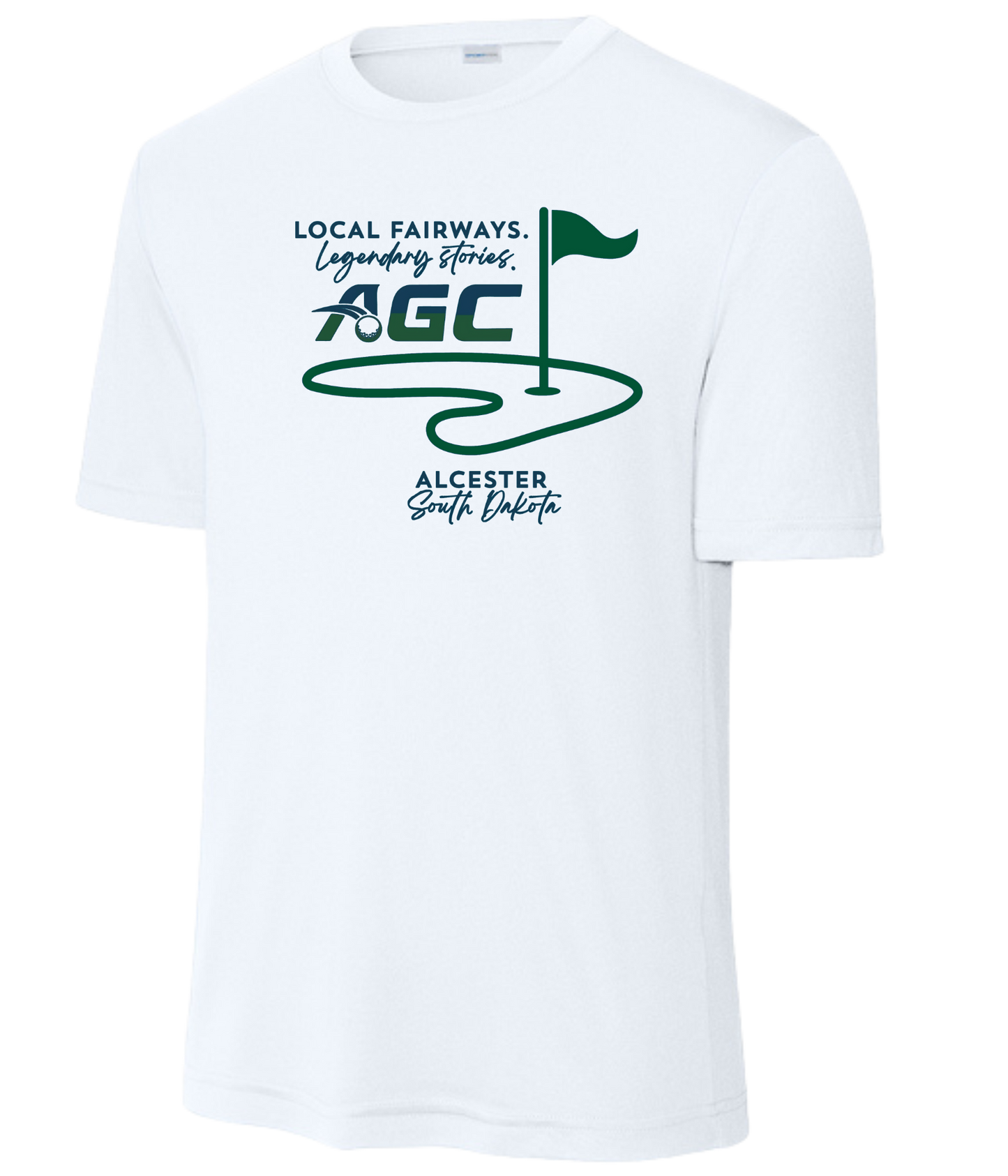 Alcester Golf Course - Unisex Dry-Fit Tee - Local Fairways