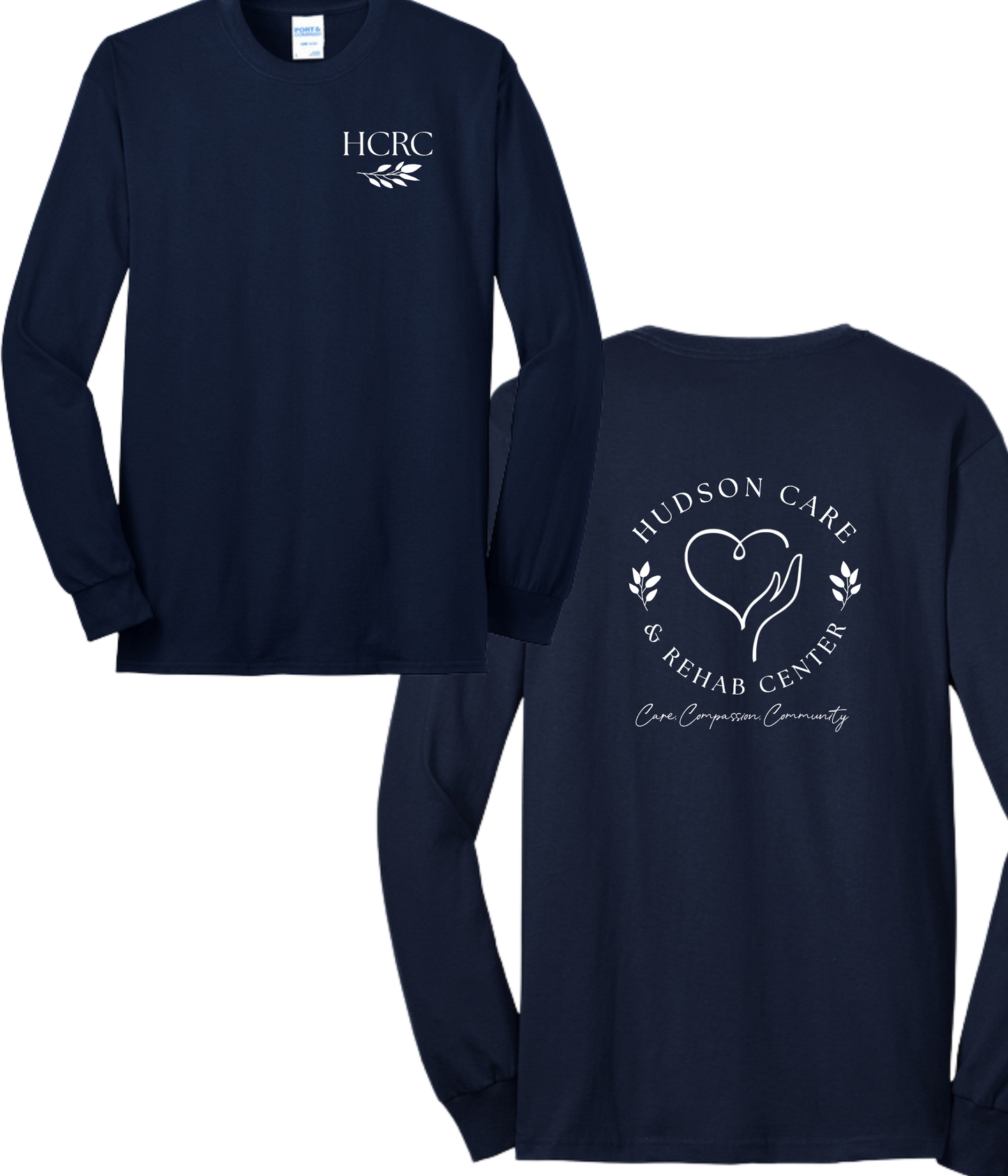 Hudson Care & Rehab - Port & Co Long Sleeved Tee - Vine