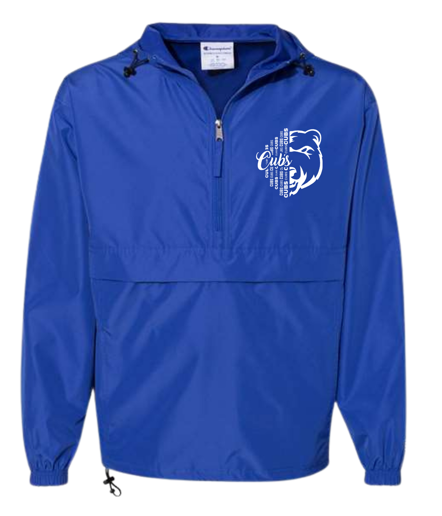Men's Windbreaker Packable Jacket - 1/2 Face Cub