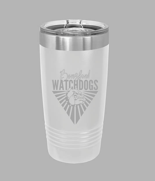 Beresford 20 oz coffee tumbler - Triangle Watchdog