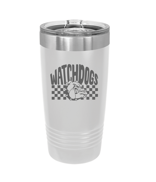 Beresford 20 oz coffee tumbler - Checkered Watchdog
