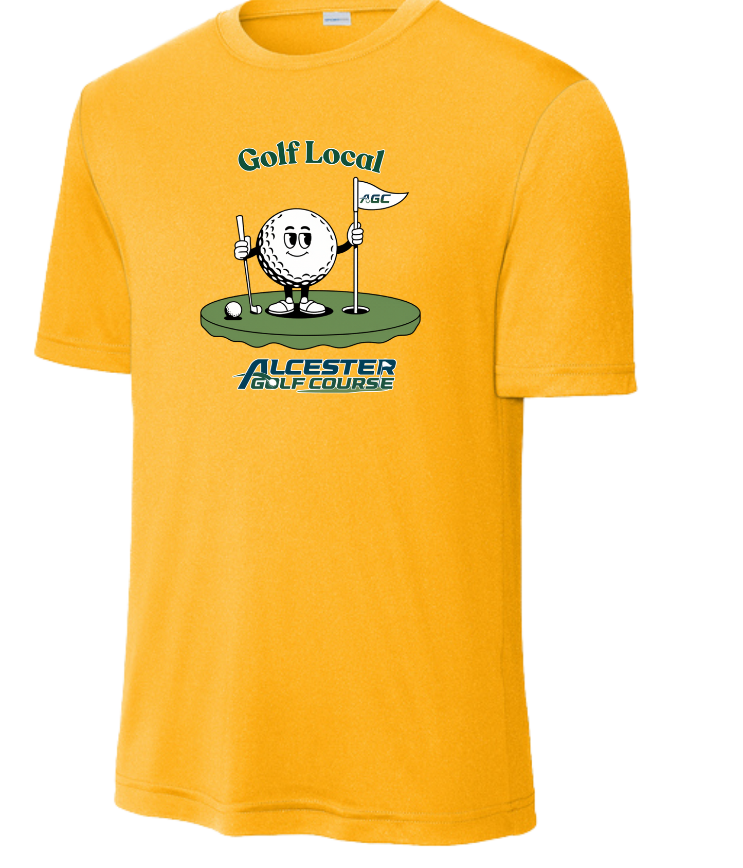 Alcester Golf Course - Unisex Dry-Fit Tee - Golf Local