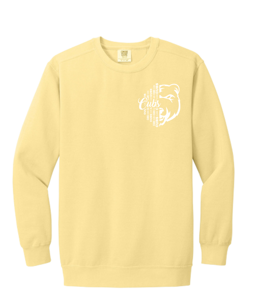 Adult Comfort Color Crew - 1/2 Face Cub