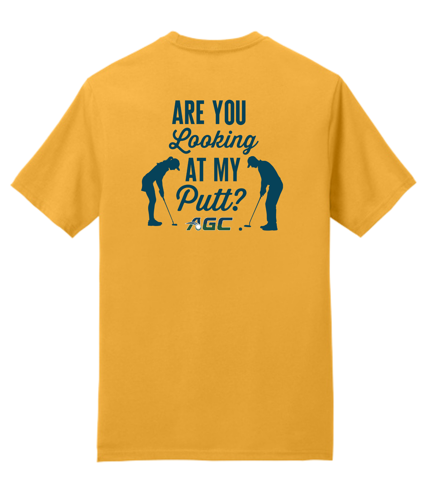 Alcester Golf Course - Unisex Tee - Looking at my Putt