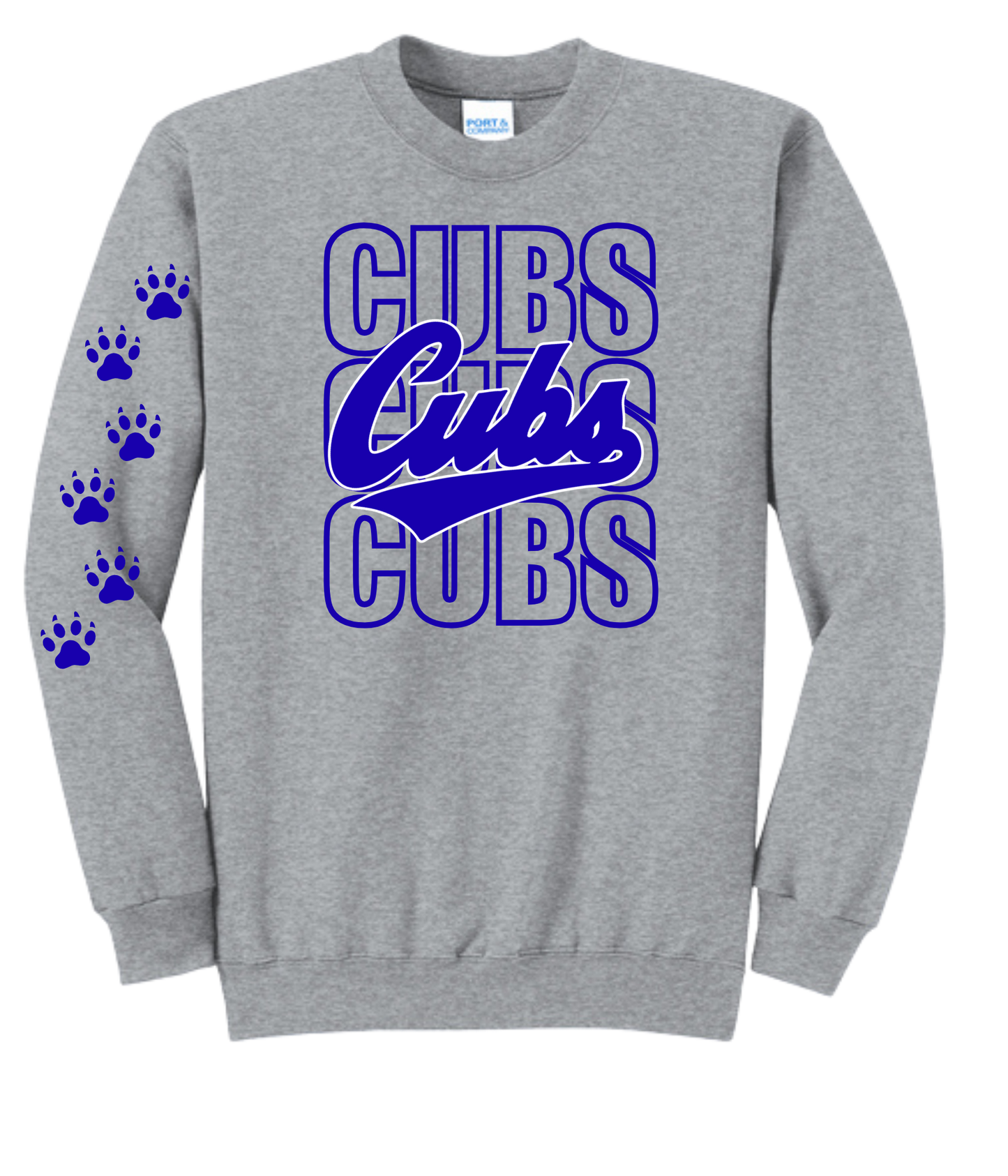 Alcester-Hudson - P&C Crewneck- Cubs