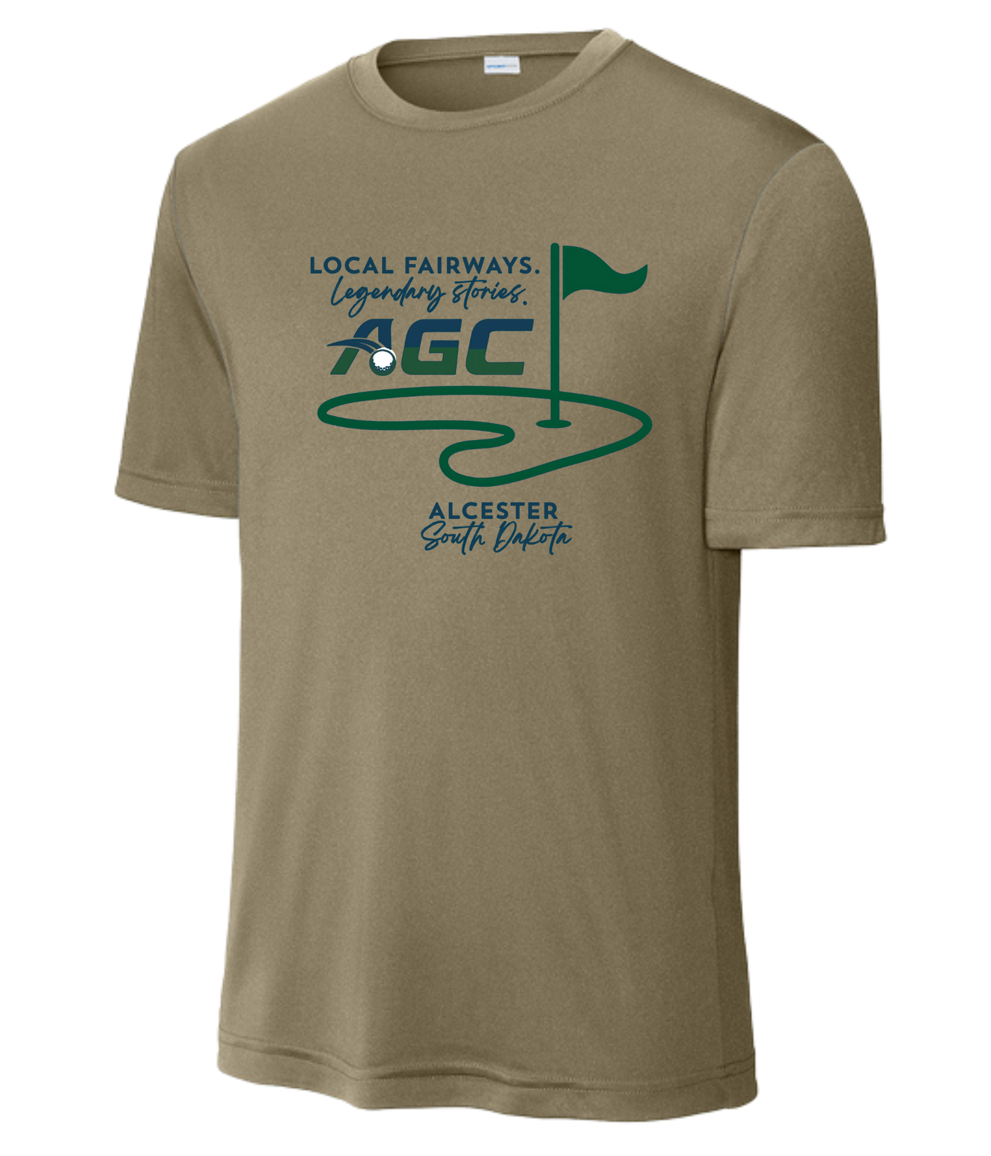 Alcester Golf Course - Unisex Dry-Fit Tee - Local Fairways