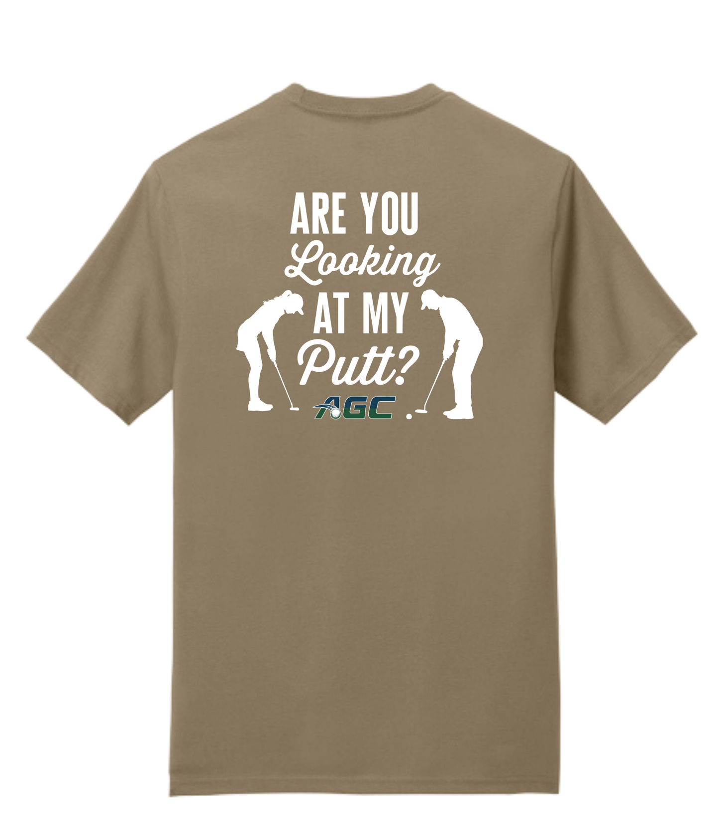 Alcester Golf Course - Unisex Tee - Looking at my Putt