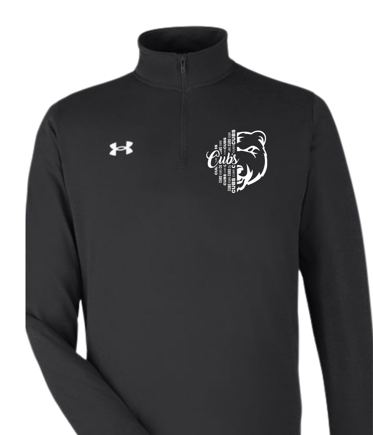 Men's Under Armour  1/4 zip - 1/2 Face Cub