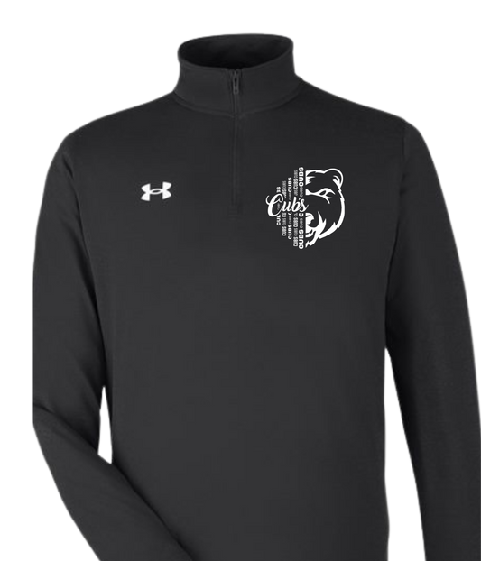 Men's Under Armour  1/4 zip - 1/2 Face Cub