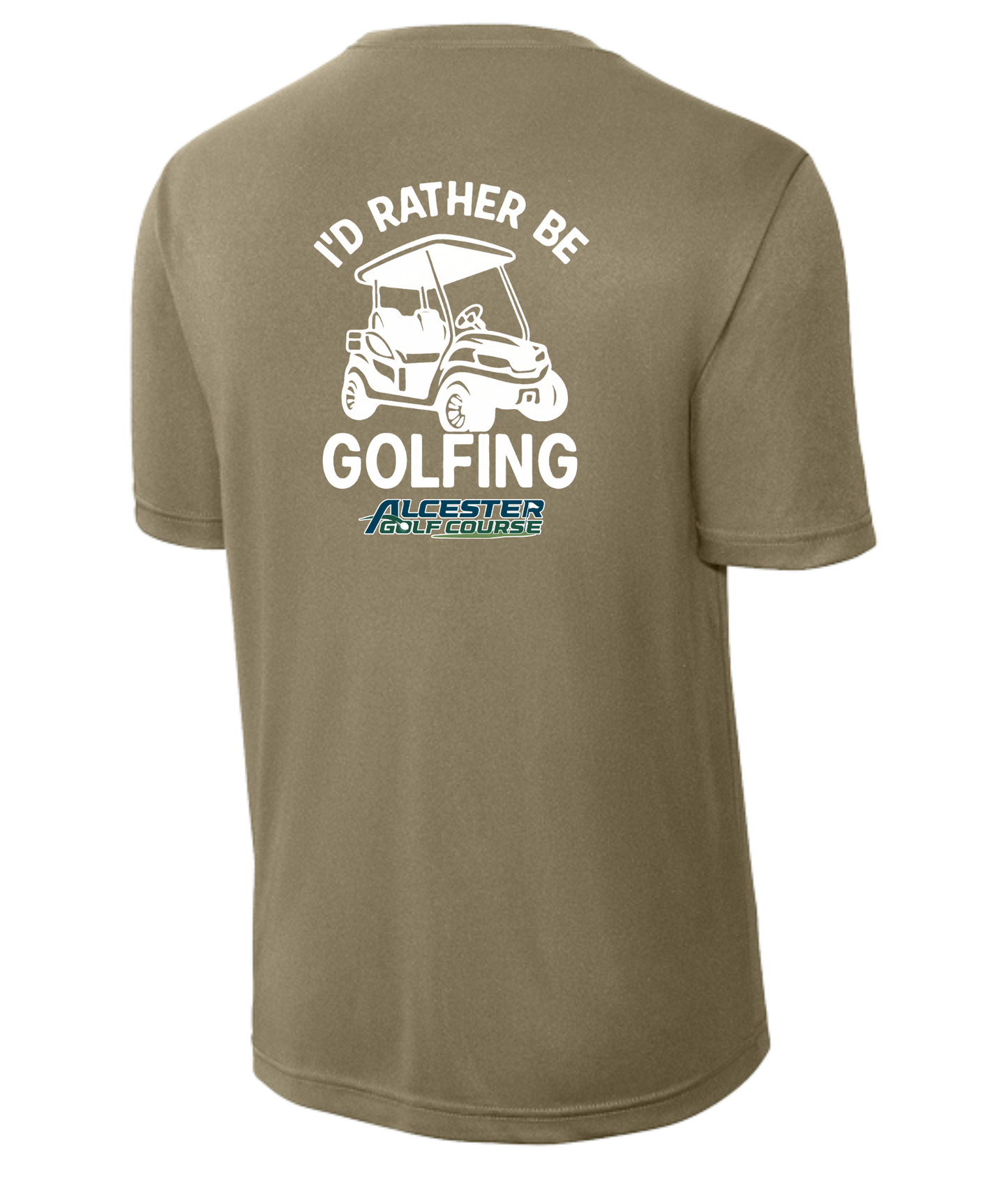 Alcester Golf Course - Unisex Dry-Fit Tee - Rather be Golfing